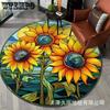 Circular Carpet Living Room Sofa Bedroom Floor Mat Foyer Dirt Resistant and Easy To Maintain Door Mat