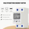Digital Electric Energy Meter Single Phase DIN Rail Electricity Meter One Phase Two Wire