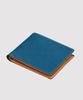 Matt Tuscan Full Grain Leather Cowhide Men'S Combination Wallet Teal