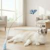 360° Swivel Electric Cat Toy Long Rod Self-entertaining Toy Handheld Cat Teasing Stick  Cat Teasing