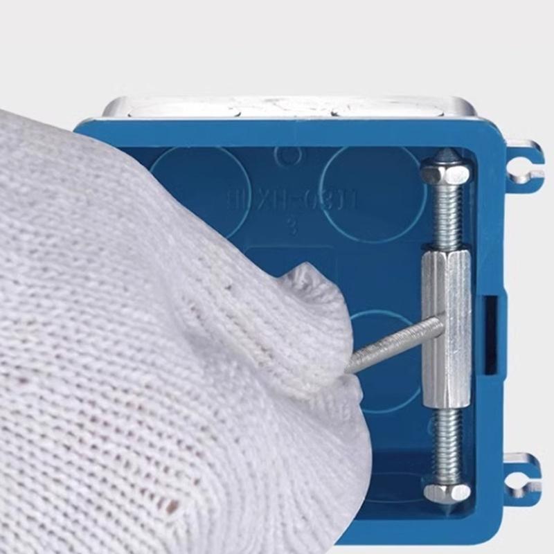 10Pcs Adjustable Cassette Screws Support Rod 86/118 Type Cassette Repair Device Wall Electrical Box Screw Tool Enduring