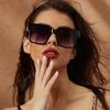 Square Big Frame Sunglasses 2022 - Trendy Hip Hop Club Style