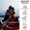 V Vendetta Revolution Flannel Blanket Super Soft Warm Cozy Blanket For Sofa Bed Office Travel Allseason Home Decor Gift