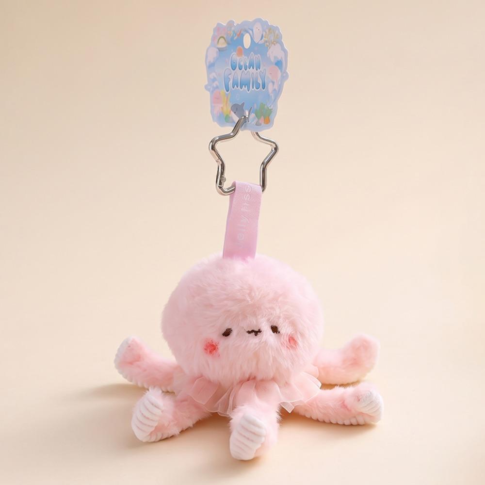 Soft Plushie Shark Seal Keychain Stuffed Animal Turtle Keychain Ocean Animal Plush Backpack