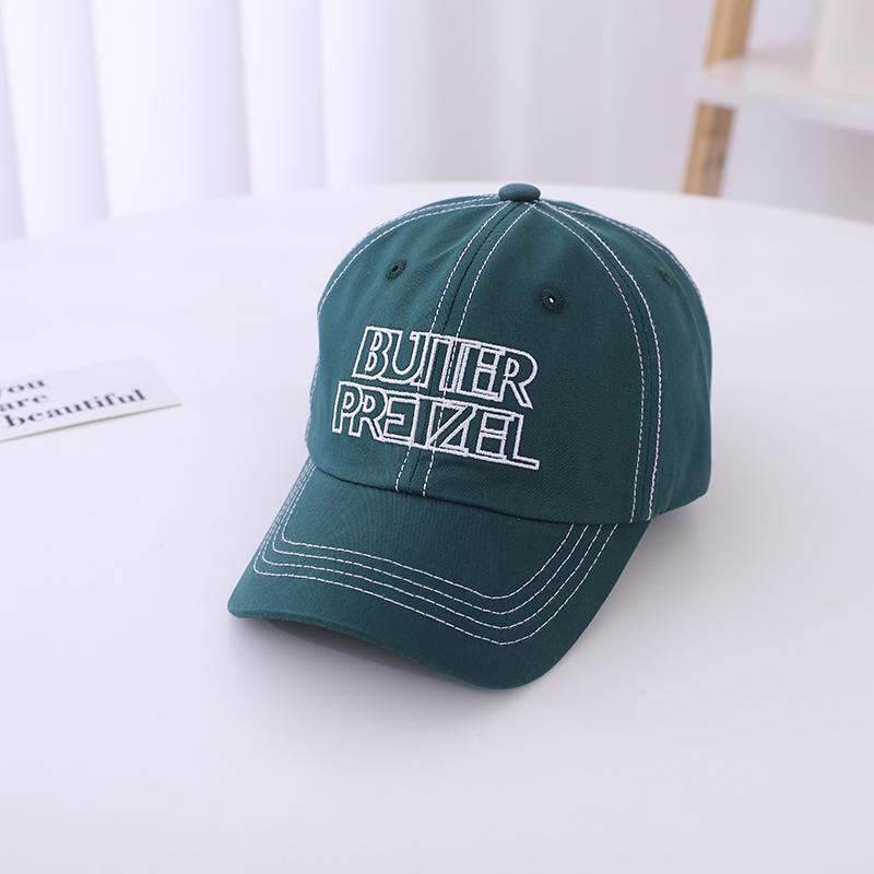 Casquette de baseball pour enfants Chapeaux de lettres brodés à double rangée