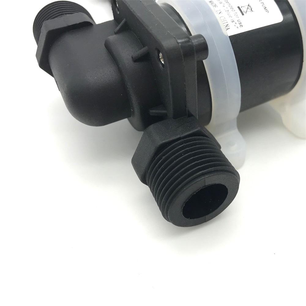 Javtop JT-750D DC 12V Wasserpumpe Bürstenloser Motor Pumpe 1/2'' 5/8'' Gewinde Max 7M 900L/H Ultra-leise Auto Waschen Garten Nutzung Pumpe