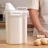 Grain Can Ergonomic Handle Measuring Cup Design Storage Container with Lid