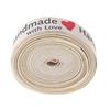 5 Yard Love Pattern Ribbon Clothing Label Tags Craft DIY Bowknot Accessory