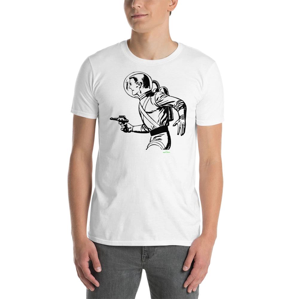 SPACE ENFORCER - Unisex 100% Cotton T-shirt Mens Tees Top S