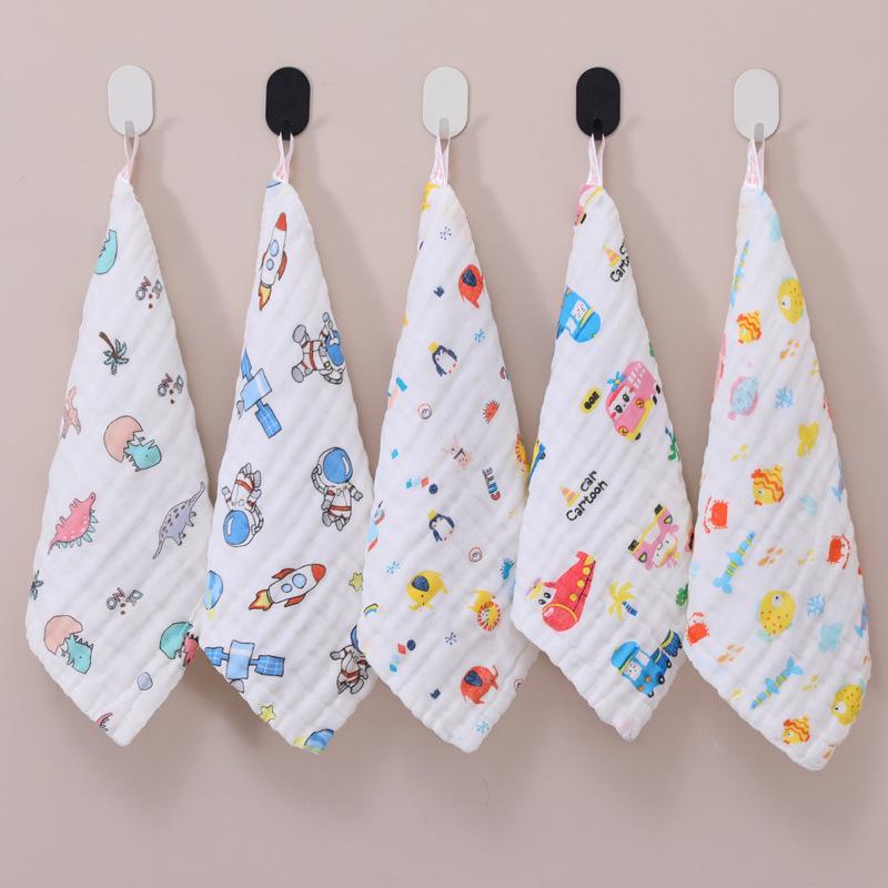 Infant & Child 100% Cotton 6-Layer High-Density Gauze Towel