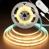 Clearhill Motion Sensor LED Strip 2M Warm White 8mm 320 USB for Staircases Lights, Length, 3000K, Width, LEDs/M, Powered, Non-Waterproof IP20, 5V,