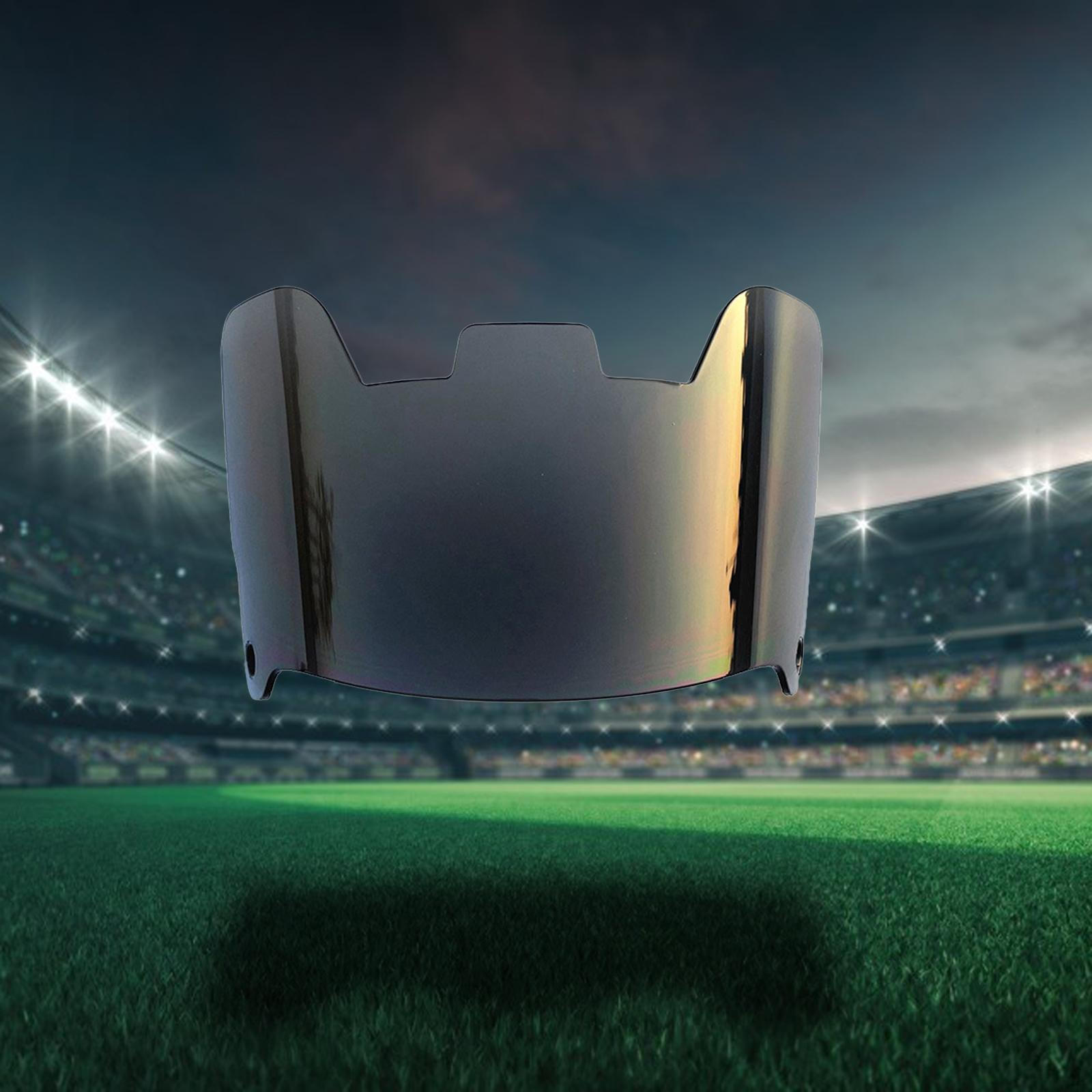 

Football Visor Practical Face Mask Fits Kids Youth Adult Black