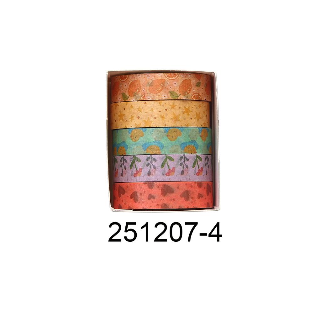 Retro Flower vintage Washi tape set, suitable for DIY photo frames, diaries, gift box packaging, exquisite decorative items