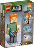LEGO Minecraft Big Fig Alex and Chicken 21149 Building Blocks Toy for Boys