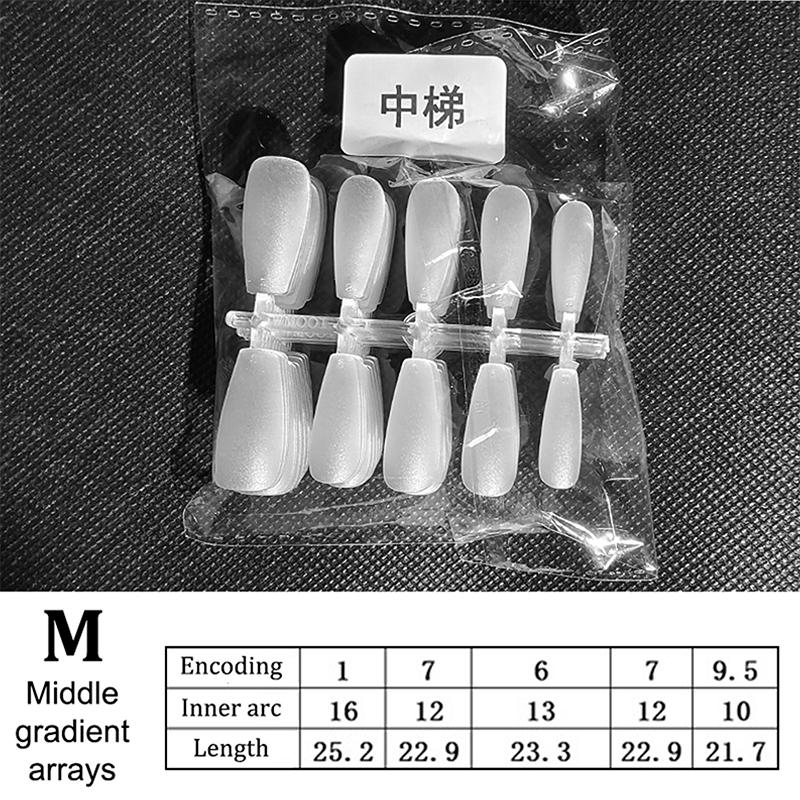 100Pcs Press On Nail Tips Full Cover Ultra-Thin False Nails Patches Gel Nails Extension System Clear Fake Nails Art Accessories