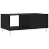  Coffee Table, Black, 90x50x40 Cm, Wood-based Material