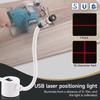 Guide Laser pour Couture Droite, Lumière de Positionnement Laser pour Quilting, Fixation Magnétique Point/Ligne DC5V pour Machine à Coudre
