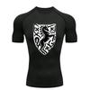 Camiseta Deportiva para Hombre con Estampado de Calaveras Entrenamiento Fitness Compresión Camiseta de Entrenamiento Camisetas Atléticas Camisetas de Gimnasio Running