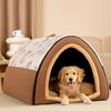 Großer Hund Golden Retriever Nest Hundehütte Haustierbedarf AcceDer Zwinger ist warm im Winter und kann zerlegt und gewaschen werden