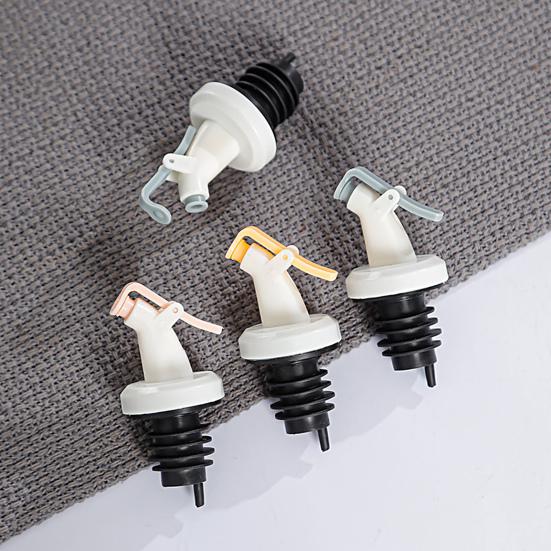 2 Stück Flaschenverschluss Wiederverwendbar Drucktyp Auslaufsicher Mehrzweck Ölflaschenstopfen