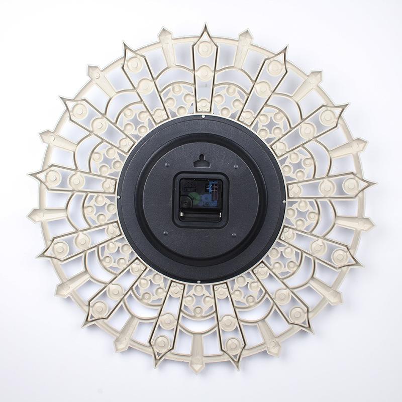 Round Wall Clock Hanging Painting Set Living Room Large Fashion Creative Home Decoration Clock Silent Clock Wall Hanging