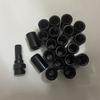 21pcs  3cm Car Wheel Lug nuts m12x1.25,  m12x1.5 (20 pcs Lug Nuts + 1 Tuner Tool)  Black Lug Nuts m12x1.5 Forged Steel