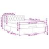 Ottoman Bed with Mattress Dark Green 140x190 Cm Velvet