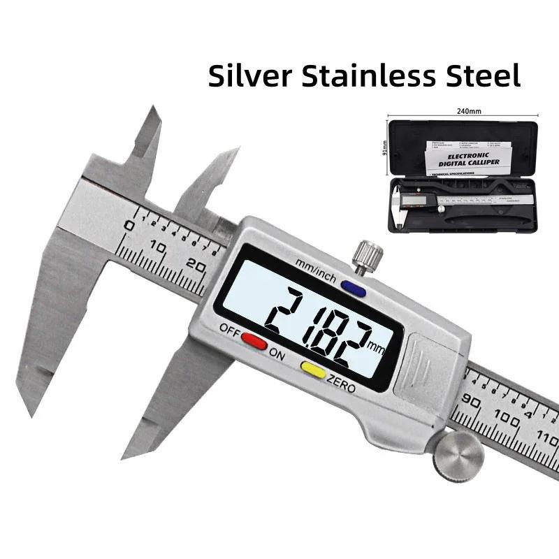 Measuring Tool Stainless Steel Digital Caliper 6 "150mm Messschieber Vernier Calipers Ruler New Paquimetro Measuring Instrument