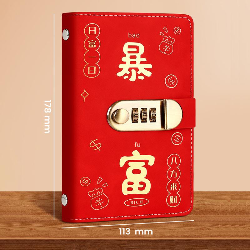 200 Envelopes Money Saving Challenge With Password Lock Save Money Pu Money Collection Book Large Capacity Portable