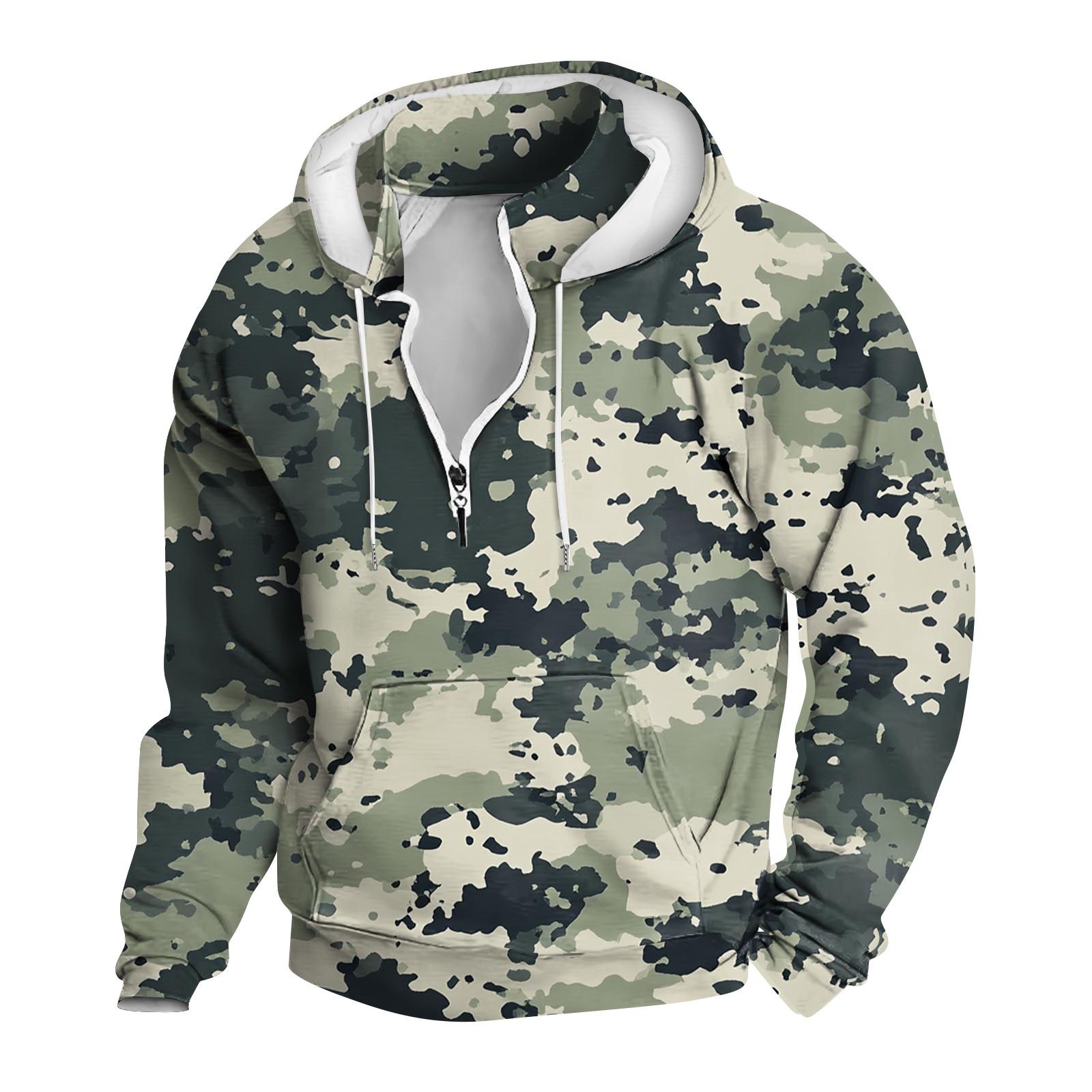 

Весенне-осенняя мужская толстовка с воротником-стойкой на открытом воздухе, повседневные свитера, топы M