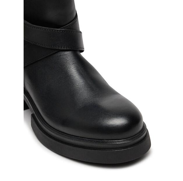 Leather Ankle Boots Tommy Hilfiger Biker FW0FW08313, Black