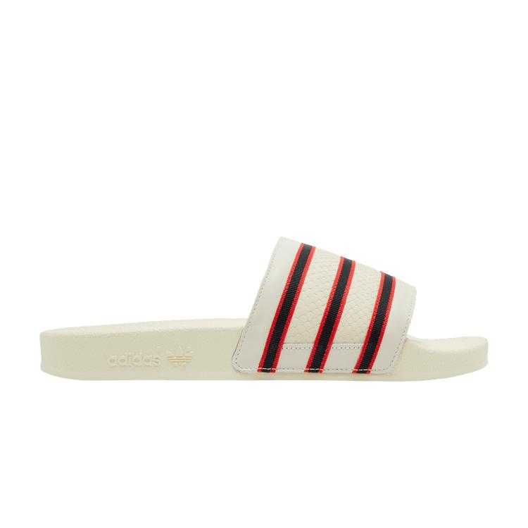 Мужские шлепанцы adidas Adilette Slide ESPN 1979 Кремово-белый/Основной черный/Ярко-красный 39 beige
