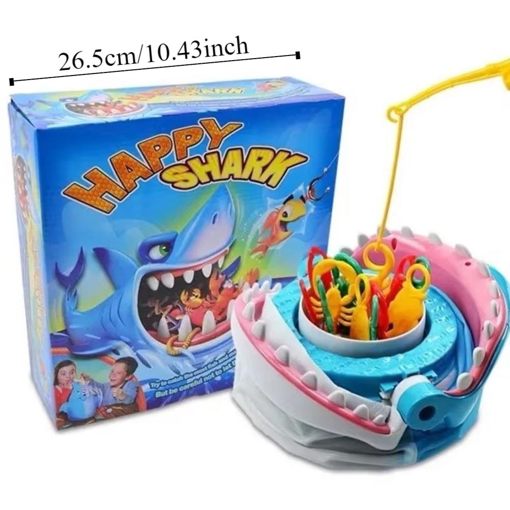 Early Education Shark Prank Board Game Trickery Fishing Bite Shark Toy  Boys Toys