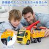 Toy Truck with Crane, Working Vehicle, Construction Vehicle, Storage Truck, and Working Vehicle with LED Lights, Engineering Toy, Vehicle Play, Work V