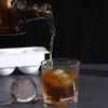 Ice Cube Mold Stacked Design High Space Utilization Food-Grade Silicone Easy Release Large Spherical Ice Tray Slow Melting Cocktail Ice Maker