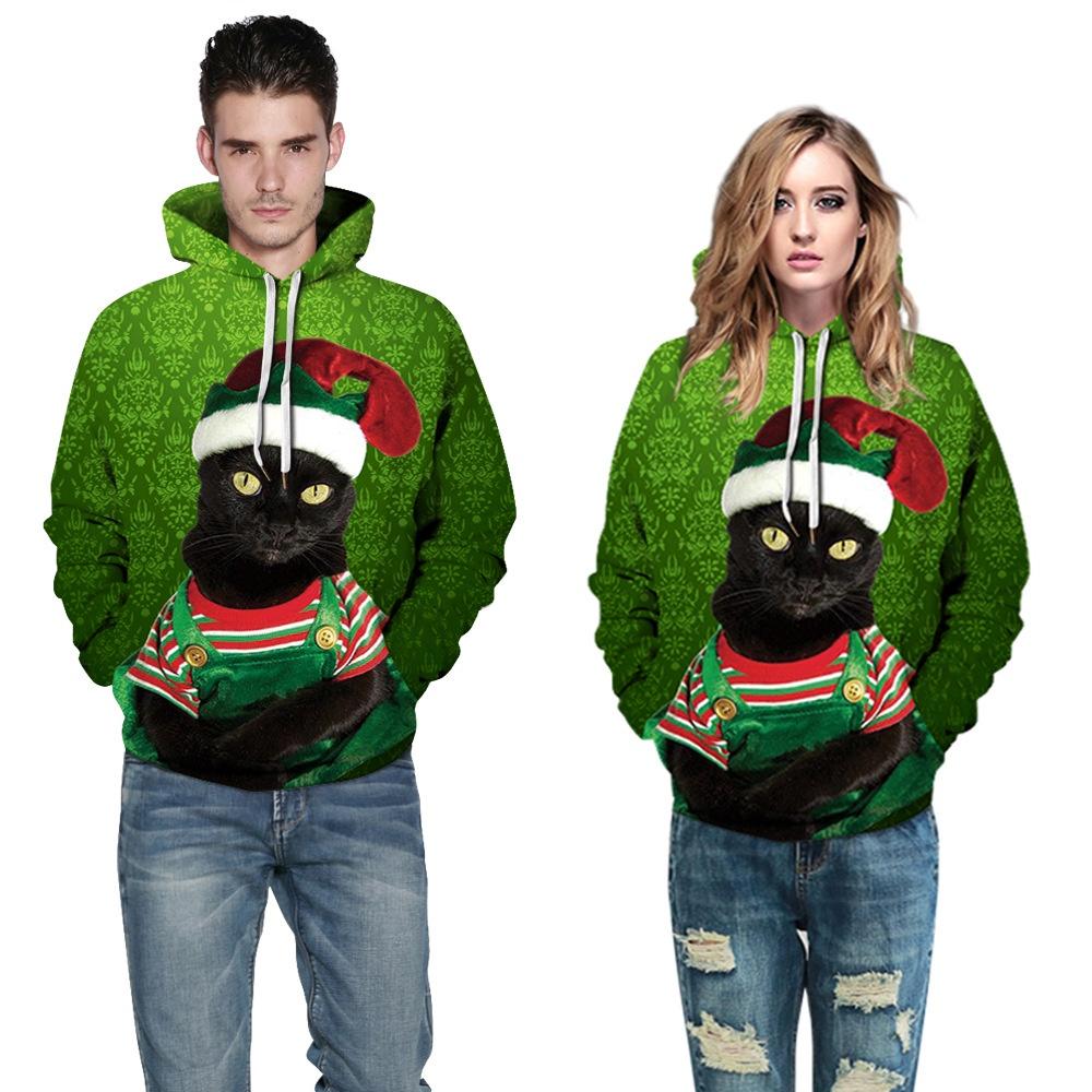Luxuriously Comfortable Men Women Christmas Hoodie With Snowman 3d Print Design