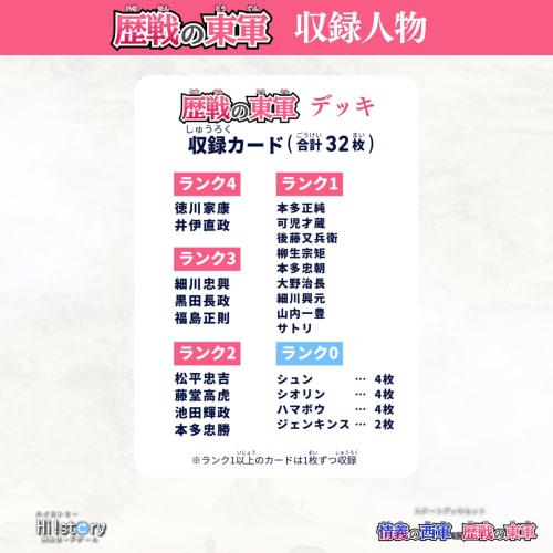 Historical Card Game Hi!story [Heist] Starter Deck Set: Battle of Sekigahara: The Loyal Western Army Vs. the Veteran Eastern Army (2-player, 15-20 Min