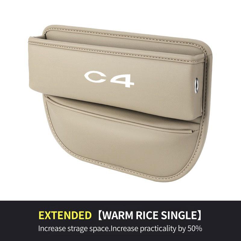 

For Citroen Leather Car Seat Gap Storage Bag Console Side Seat Plug Filler C4 C3 C5 Aircross VTS C4L DS3 DS4 DS5 Grand Berlingo