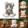 Fox Cat Cuter Dog Plush Dolls With Plush Filling For Kids Decoration Playroom