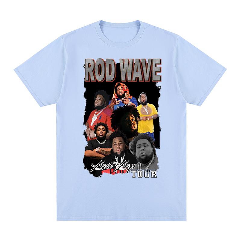 Rod Wave Rapper Vintage Tshirt Retro Home Streetwear Y2k Hip Hop Cotton Unisex T Shirt New TEE TSHIRT Womens Tops