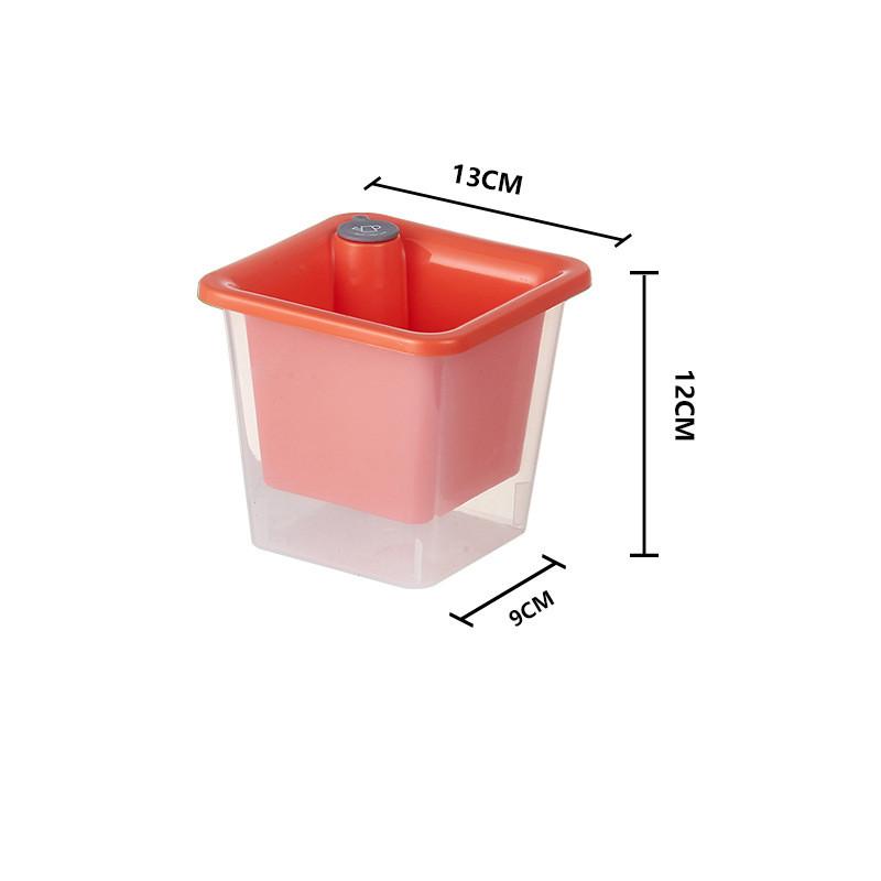

Ленивый цветочный горшок Автоматический влагопоглощающий цветочный горшок Двухслойный пластиковый балконный самополивающийся кашпо для дома, офиса, сада