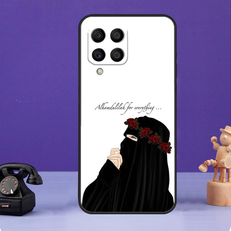 Islamic Muslim Hijabi Girls Case For Samsung Galaxy M12 M32 M52 M56 M06 M16 M36 M54 M34 M14 M35 M55 M15 M11 M31 M13 M53