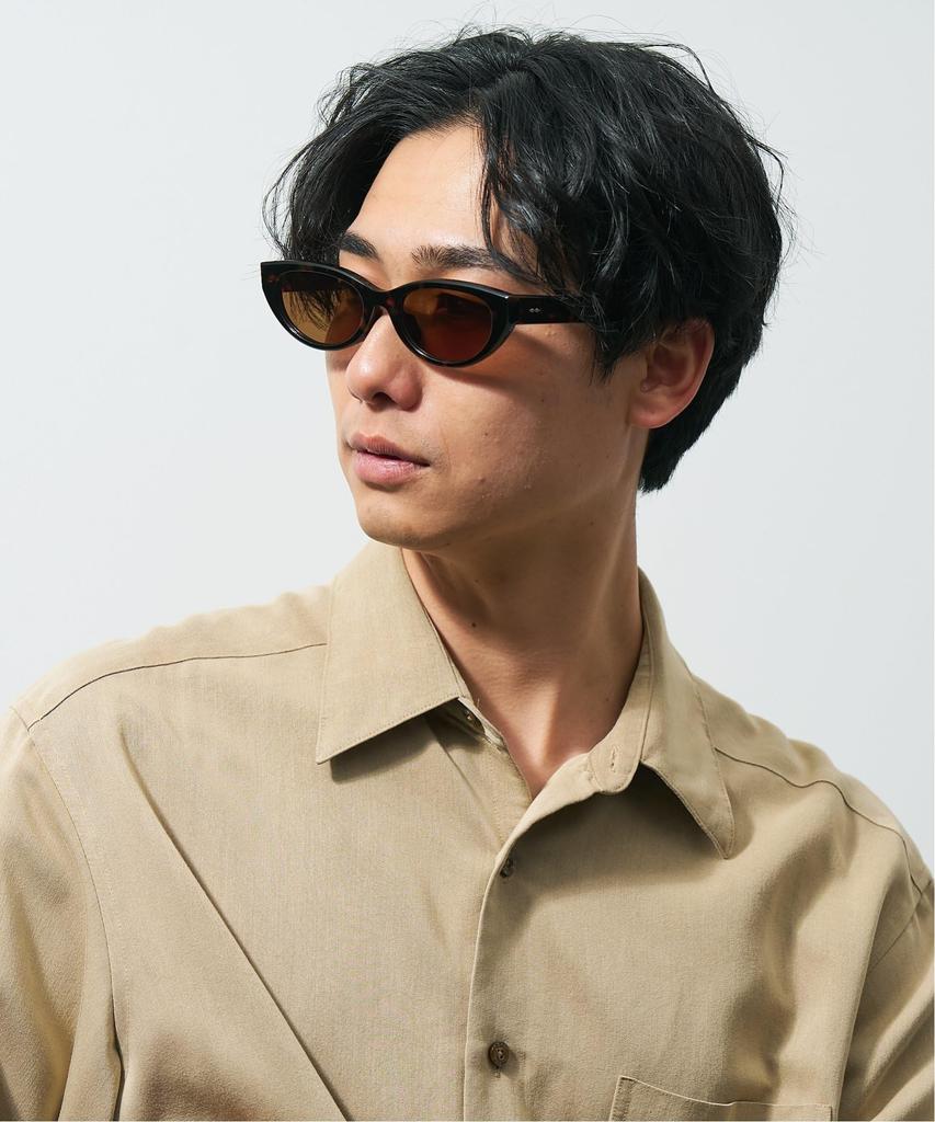 [Zoff] Oval Sunglasses  JOURNAL STANDARD relume Horizontal, UV Protection, Unisex, Men's, Women's, Stylish, Driving, Golf, Sports [ZN251G0149A1
