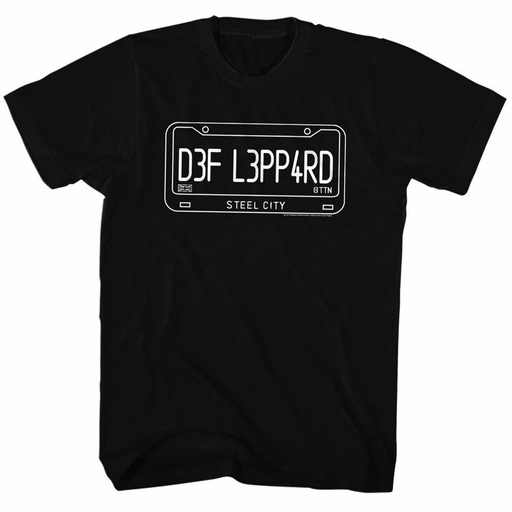 Def Leppard License Black Adult T-Shirt XL