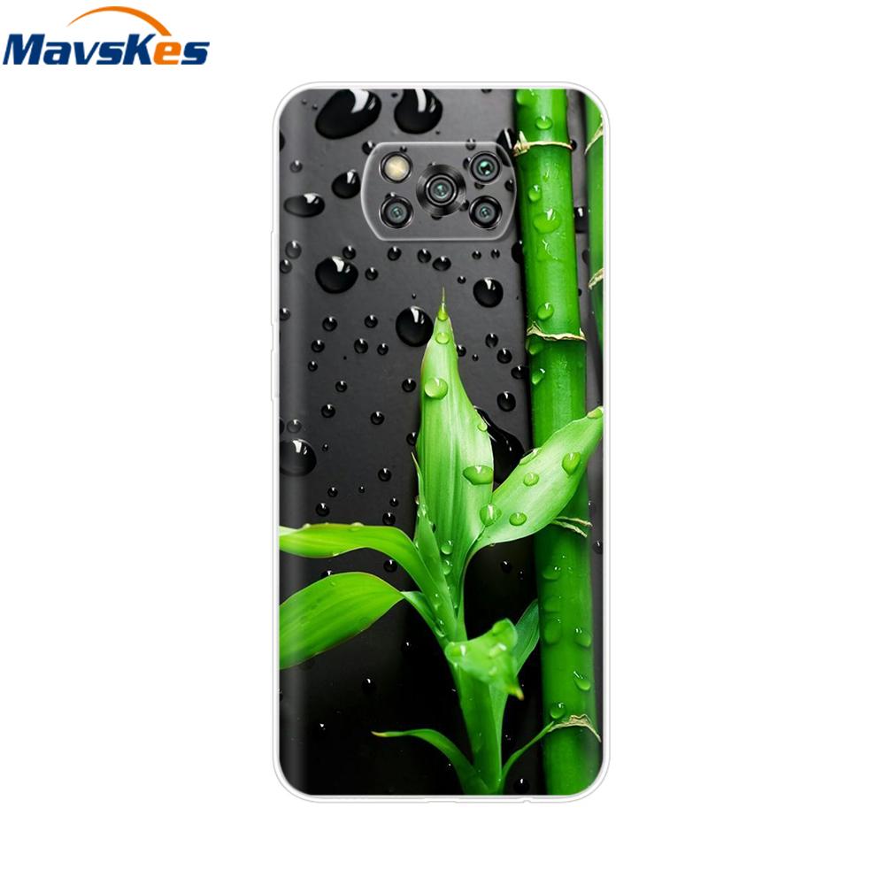 Pour Xiaomi POCO X3 Coque Pour Poco X3 Pro NFC Silicone Souple Arrière Pour Poco X3 POCOX3 X 3 NFC 6.67'' Fundas Coques Coque Pare-chocs
