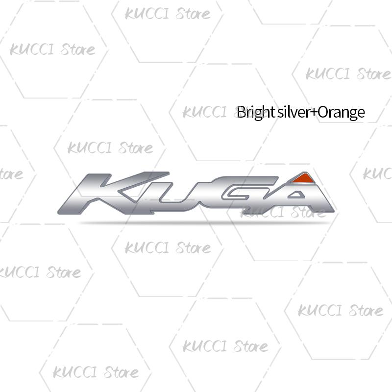 3D Car Sticker For Kuga Logo Lettering MK2 MK3 MK5 MK4 Hybrid Metal Emblem Badge Decals Decorative Accessories