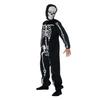 Kids Boys Skeleton Bone Jumpsuit Scary Skull and Mask Halloween Party Costume Outfit