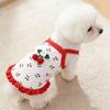 Breathable Cherry Dog Vest Soft Pet Dresses New Dog Clothes  Pet Supplies
