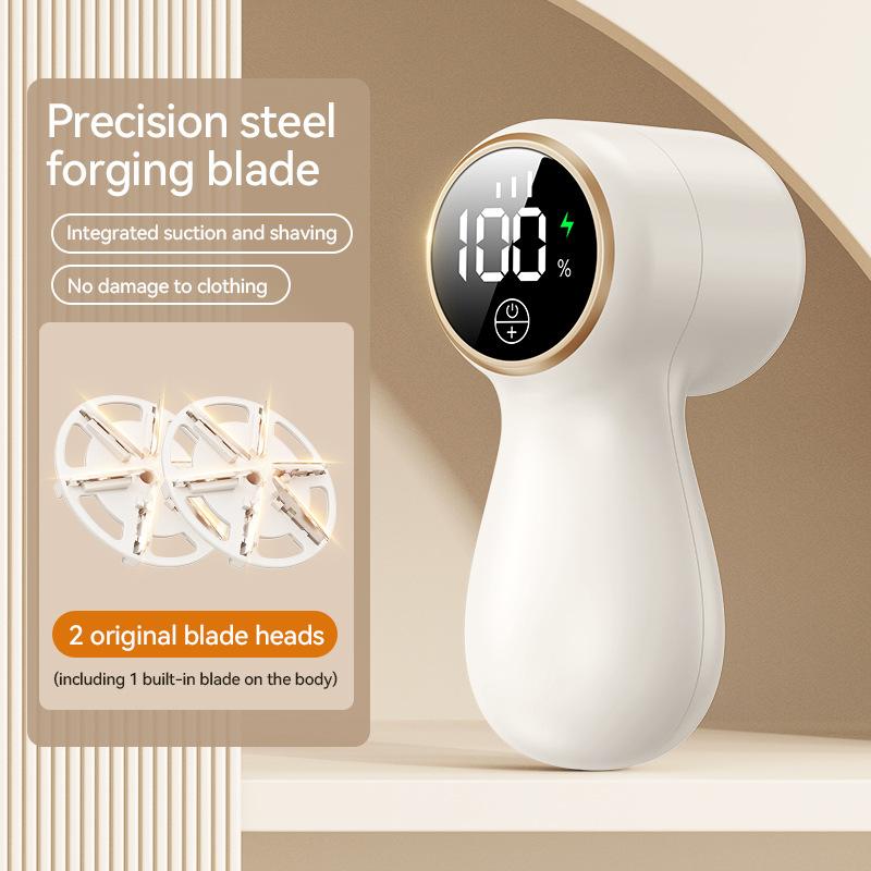 New Lint Remover Electric Hairball Trimmer Smart LED Digital Display Fabric USB Charging Portable Professional Fast For Clothing