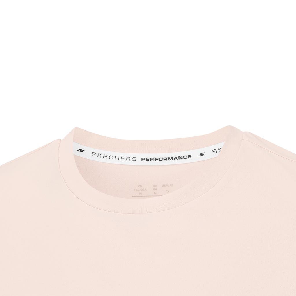 Skechers Short Sleeve Round Neck Pullover T-Shirt Women Tops P226W200-028B